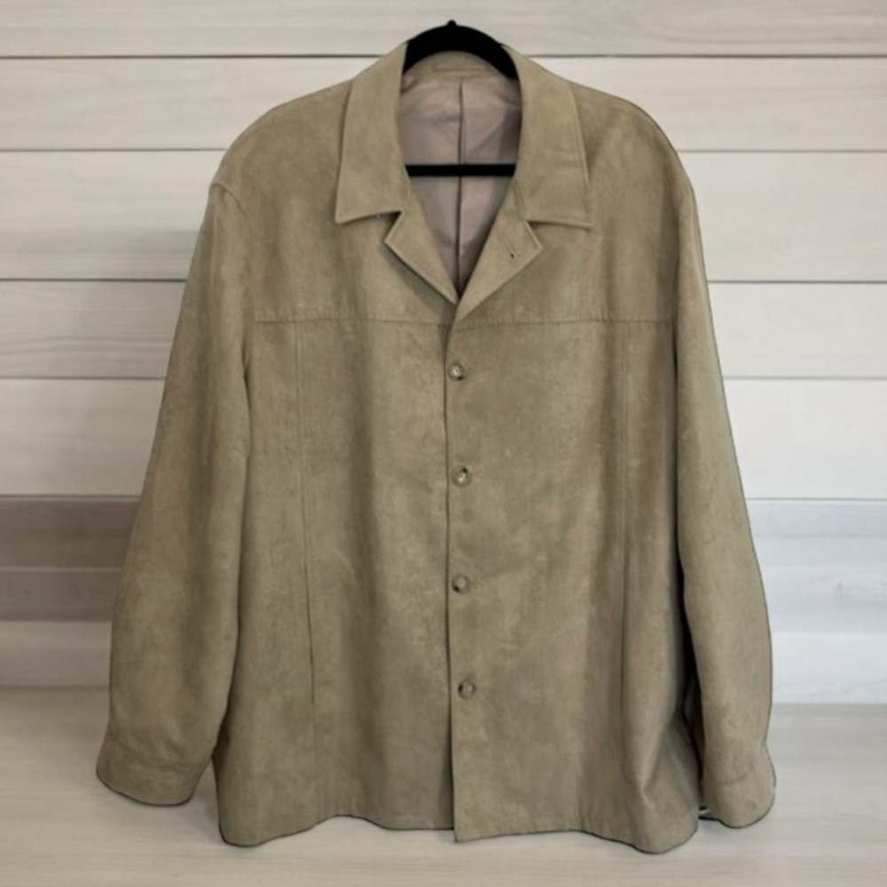 Profilo Studio Tan Button Up Lined Jacket